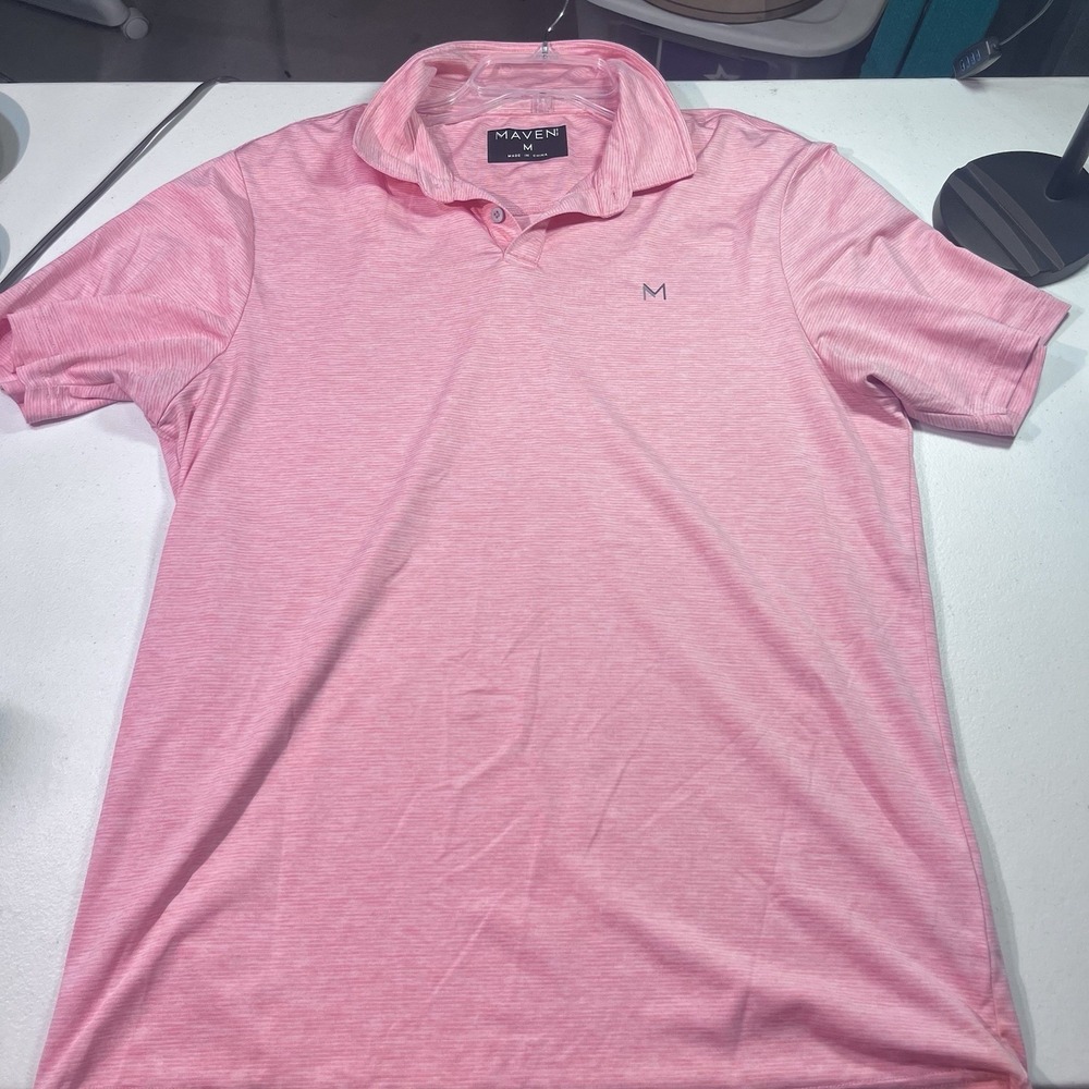 Maven Men's Polo Size‎ M Golf Performance EUC